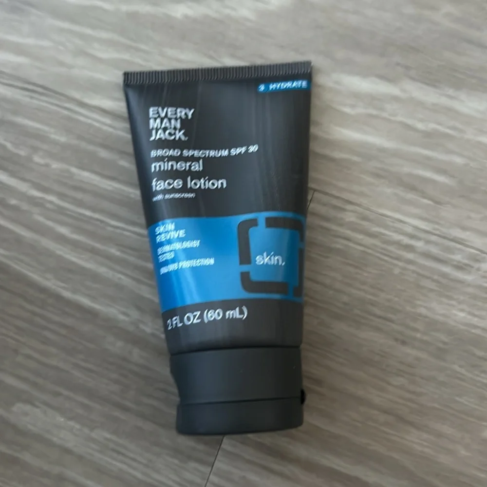 Every Man Jack Men's Mineral Face Lotion w/ Broad Spectrum SPF30 Sunscreen (NWT)